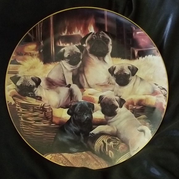 danbury mint pug plates